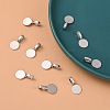 Tibetan Style Alloy Glue On Flat Pad Pendant Bails LS-TIBEP-1124-AS-FF-3