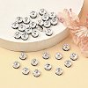 Brass Rhinestone Spacer Beads X-RSB036NF-03-2