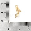 Brass Micro Pave Clear Cubic Zirconia Pendants KK-R219-34A-G-3