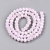 Electroplate Glass Beads Strands LS-EGLA-A044-J6mm-A02-4
