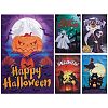 5Pcs 5 Styles Garden Flag for Halloween AJEW-SZ0001-57A-1