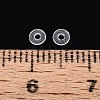 200Pcs Transparent PVC Insulating Gaskets PVC-T006-3mm-01-4