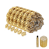 Acrylic & Rhinestone Mesh Wrap Roll DIY-WH0899-697A-1