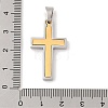 Ion Plating(IP) 304 Stainless Steel Pendants STAS-G346-07G-3