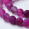 Natural Grade A Striped Agate/Banded Agate Beads Strands G-E478-01-8mm-3