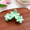 Candy Color Three Flower Plastic Claw Hair Clips PW-WG6FDF6-03-1