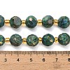 Electroplated Natural Druzy Geode Crystal Beads Strands G-F833-P01-10mm-03-5