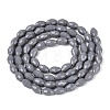 Opaque Solid Color Glass Beads Strands LS-GLAA-N071-01A-C11-2