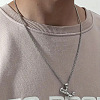 Football Soccer Shoe 667 Stainless Steel Pendant Necklaces for Men FS-WG4A7BD-01-3