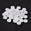 2-Hole Flat Round Resin Sewing Buttons for Costume Design BUTT-E119-24L-19-1