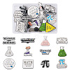 12pcs 12 style Mathematical Formula Enamel Pin JEWB-CD0001-03-1