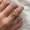 304 Stainless Steel Cuff Rings RJEW-OY001-06G-2