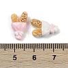 Opaque Resin Cabochons RESI-K043-10G-3