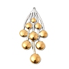 Two Tone 304 Stainless Steel Big Pendants STAS-B120-01GP-03-1