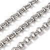 Double Link 304 Stainless Steel Cable Chain CHS-G049-03P-01-1