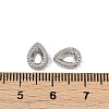 304 Stainless Steel Rhinestone Cabochon Settings STAS-G356-04P-01-3