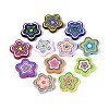 Opaque Acrylic Enamel Beads SACR-T035-34M-1