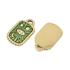 304 Stainless Steel Rhinestone Pendants STAS-P415-14G-2