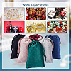 24Pcs 6 Colors Velvet Jewelry Drawstring Bags TP-HY0001-05B-6