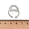 304 Stainless Steel Cuff Open Rings for Women RJEW-T034-01P-4
