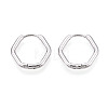 304 Stainless Steel Hoop Earrings STAS-T074-22P-1