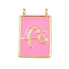 Brass Enamel Pendants KK-L251-01G-A02-1