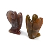 Natural Indian Agate Gemstone Carved Angle Figurines GG-CBA8396-A06-2