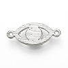 Alloy Rhinestone Links connectors ALRI-T004-11P-2