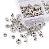 370Pcs 6 Styles Tibetan Style Alloy Spacer Beads TIBEB-YW0001-13-3