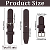 8 Pairs PU Leather Toggle Buckles DIY-GF0012-96A-2