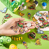 40Pcs 8 Styles Easter Polyester Cloth Sew On Ornament Accessories PATC-TA0001-62-7