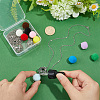 1Pc Brass Hollow Tree of Life Essential Oil Diffuser Bead Cage Pendant Iron Chain Necklaces NJEW-PH0001-55-3