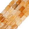 Natural Yellow Hematoid Quartz/Golden Healer Quartz Beads Strands GG-CBA5B6F-F01-01-2