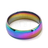 Ion Plating(IP) 304 Stainless Steel Flat Plain Band Rings STAS-I160-A-21mm-M-2