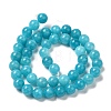 Natural Dyed White Jade Beads Strands G-M402-C03-03-4