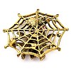 Animal Zinc Alloy Rhinestone Brooches LS-JEWB-R052-01AG-03-2