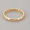 Brass Plain Band Rings for Women DQ4606-1-1