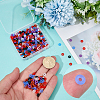 450Pcs 6 Colors Rubber O Rings KY-CP0001-31-3