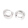 Small Huggie Hoop Earrings for Girl Women X-EJEW-F111B-13mm-PA-2