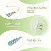 1 Pair Natural Amazonite Dangle Earrings EJEW-TA0001-85-3