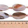 Natural Banded Agate Beads Strands G-F825-H01-01D-4