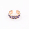 Alloy Rhinestone Cuff Earrings for Women WGFB2B6-04-1