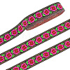 Vintage Jacquard Polyester Ribbon OCOR-WH0101-269-1