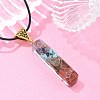 2Pcs 2 Styles Chakra Jewelry NJEW-SZ0001-05-3