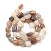 Natural Multi-Moonstone Beads Strands X-G-F547-06-B-2