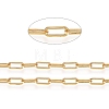 Soldered Brass Paperclip Chains CHC-D025-04G-01-3