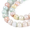 Anti-Tarnish Electroplate Glass Beads Strands EGLA-N027-02A-02-3