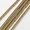 Electroplate Non-magnetic Synthetic Hematite Beads Strands G-J162-A-M-2