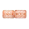 Electroplate Glass Beads EGLA-Q137-01A-E01-1