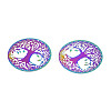 Ion Plating(IP) 201 Stainless Steel Filigree Pendants LS-STAS-S118-108-2
